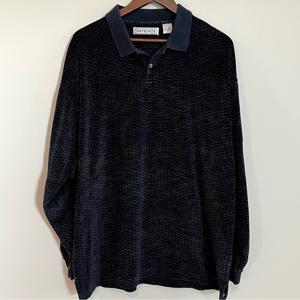 Imprints Men’s Vintage Pullover Sweater L Grandpa Y2k Grunge Cottagecore Boho